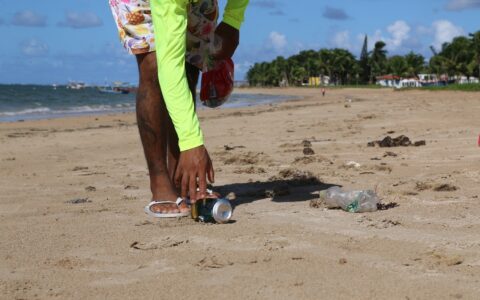 Imagem do post Limpeza de praia em Itaparica no Dia Mundial dos oceanos mobiliza comunidade para preservar o meio ambiente