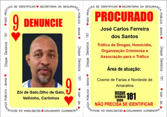 Criminosos do CV que atuam na Bahia estariam se escondendo no Rio de Janeiro
