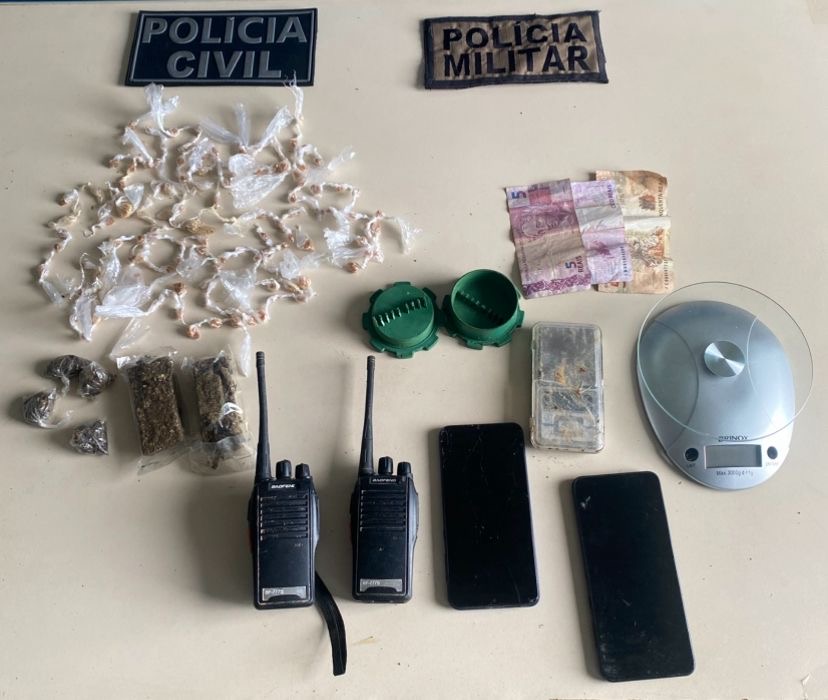 Operação conjunta das Polícias Civil e Militar é deflagrada no combate ao narcotráfico