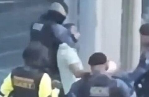 Imagem do post Veja vídeo: Homem é agredido por guardas municipais durante abordagem; GCM promete apuração