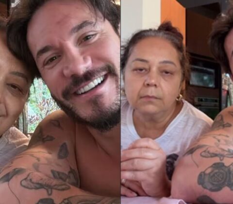 Imagem do post Eliezer leva mãe para morar com a família e faz desabafo emocionante: “Agora cuido dela de perto”