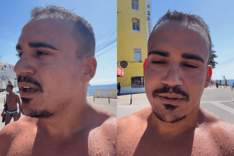 “Pagodão fuleiro”: Vídeo de banhista reclamando de música alta em praia de Salvador gera polêmica nas redes