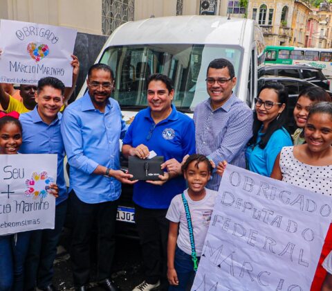 Imagem do post Instituto Hebrom Simas recebe van de emenda do deputado Márcio Marinho