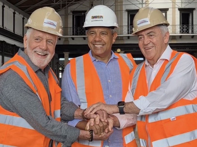 Jerônimo visita obras do VLT em Salvador e diz que projeto vai “revolucionar a mobilidade”