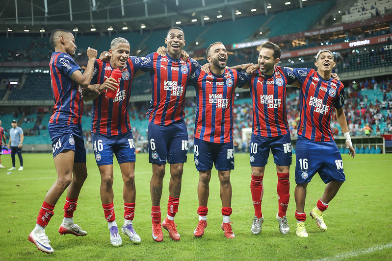 Bahia atropela o Juventude na Fonte Nova e entra no G4 do Brasileirão