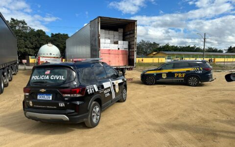 Imagem do post Em ação conjunta, polícia recupera carga roubada avaliada em R$ 600 mil