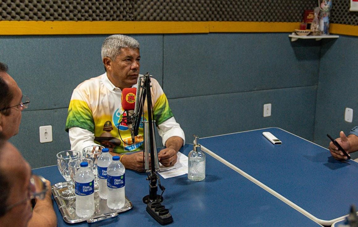 Em entrevista no Recôncavo, Jerônimo reforça que não troca obras por apoio político