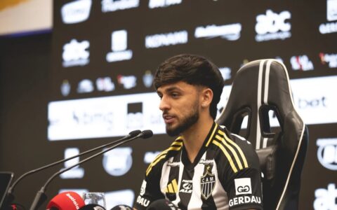 Imagem do post Biel cita rusga com Rogério Ceni e projeta mais minutagem em sua chega ao Atlético-MG