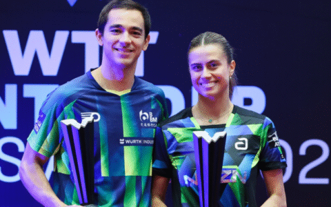 Imagem do post Imparável! Hugo Calderano brilha em Buenos Aires e fatura mais dois títulos