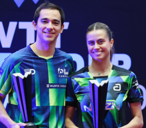 Imagem do post Imparável! Hugo Calderano brilha em Buenos Aires e fatura mais dois títulos