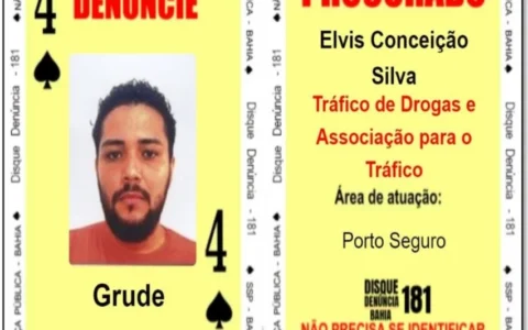 Imagem do post Líder do tráfico de Porto Seguro, “Grude”, é preso em São Paulo após operação interestadual