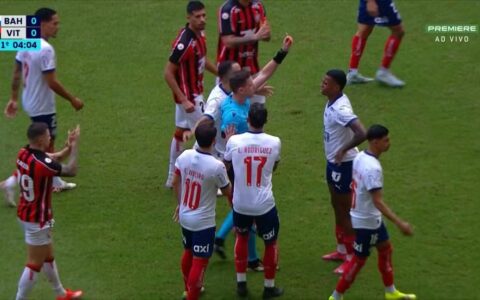 Imagem do post Jean Lucas é punido pelo STJD após expulsão no último Ba-Vi