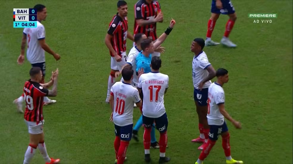Jean Lucas é punido pelo STJD após expulsão no último Ba-Vi
