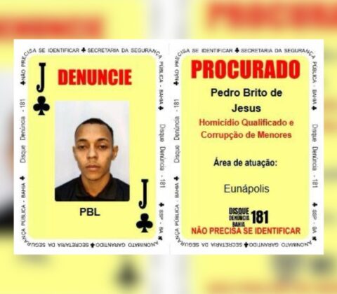 Imagem do post “Valete de Paus”: Homicída do Comando Vermelho passa a integrar o Baralho do Crime