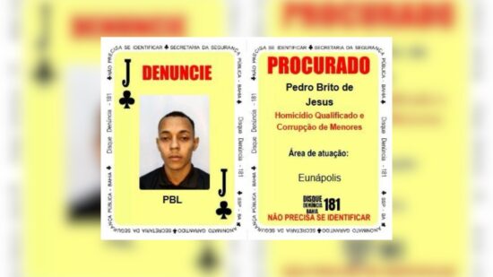 “Valete de Paus”: Homicída do Comando Vermelho passa a integrar o Baralho do Crime