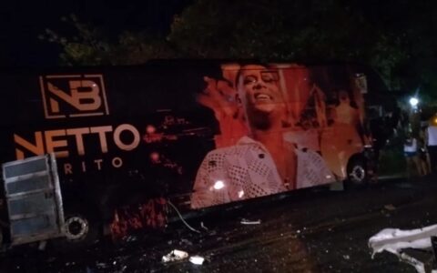 Imagem do post Tragédia com ônibus de banda deixa quatro mortos na BA-046