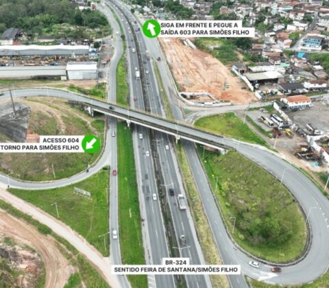 Imagem do post BA-093 é liberada em Simões Filho após conclusão de obras de duplicação