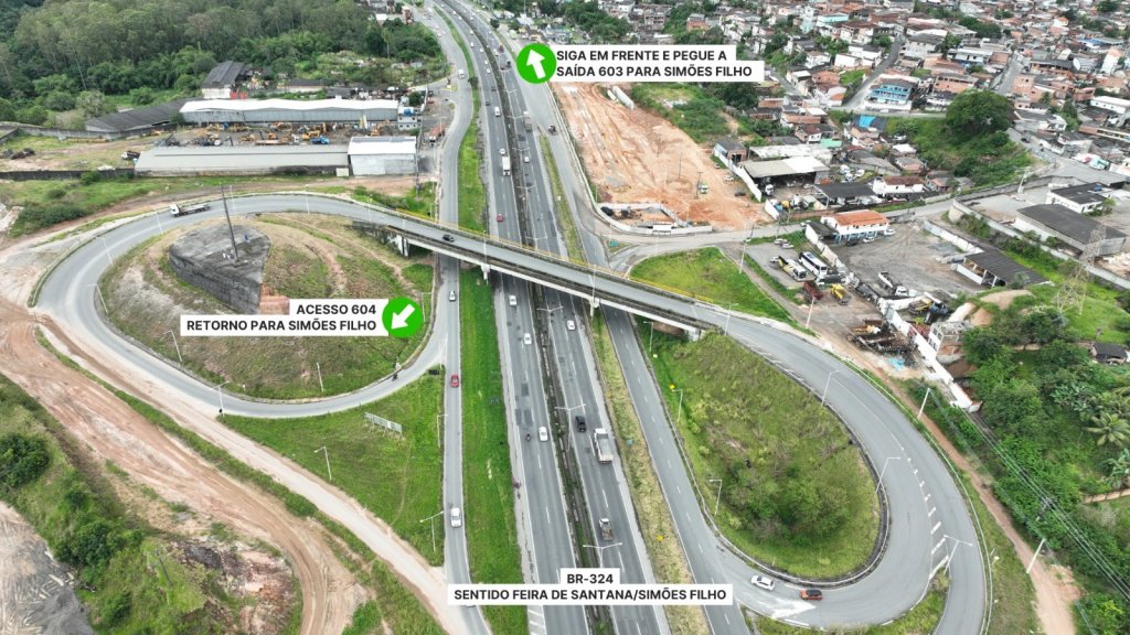 Obras de duplicação da BA-093 alteram trânsito e exigem rotas alternativas; confira o que muda
