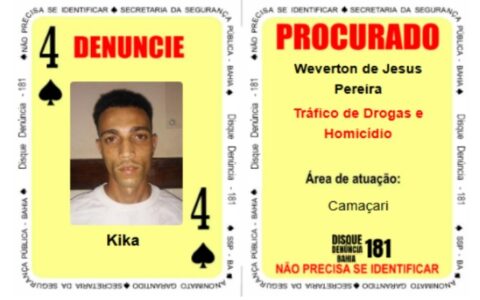 Imagem do post Polícia Civil prende “Kika”, o “4 de Espadas” do Baralho do Crime