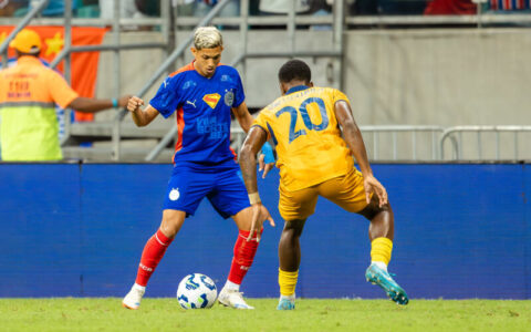 Imagem do post Bahia divulga o diagnóstico da lesão de Erick Pulga; saiba gravidade