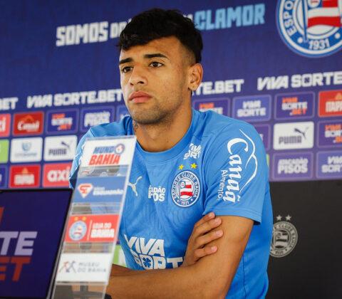 Imagem do post “Tenho que me adaptar”, diz Lucho sobre jogar de centroavante no Bahia