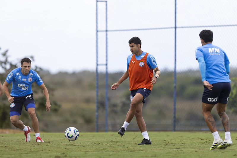 Sem Caio Alexandre e com uma novidade Bahia inicia preparação para enfrentar o Santos