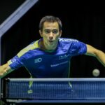 Hugo Calderano supera rival chinês e avança à semifinal de torneio na Eslovênia