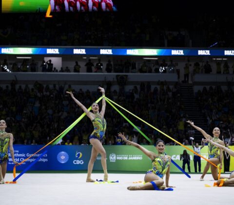 Imagem do post Brasil faz história e conquista medalha inédita no Mundial de Ginástica Rítmica