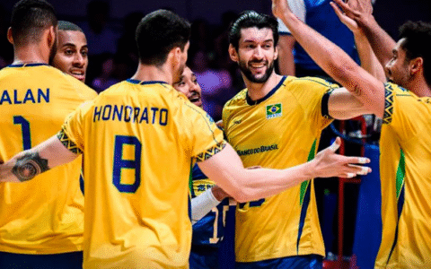 Imagem do post Bronze com gosto de ouro: Brasil vira sobre a Eslovênia na VNL