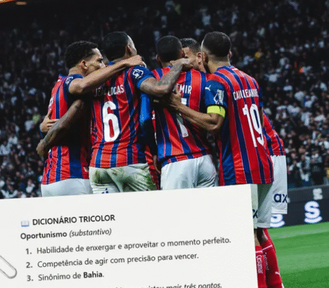 Imagem do post Triunfo com recado: Bahia ironiza o Corinthians após polêmica