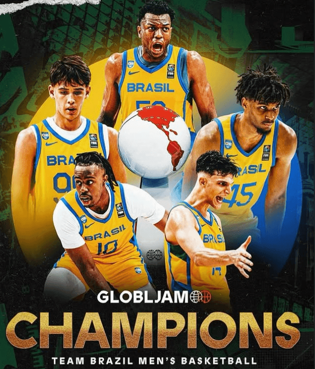 Brasil vence os EUA e conquista título no basquete sub-23
