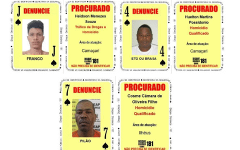 Imagem do post Conheça os novos criminosos do Baralho do Crime da Bahia