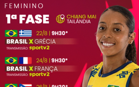 Imagem do post Vai começar! Brasil estreia no Mundial Feminino de Vôlei hoje
