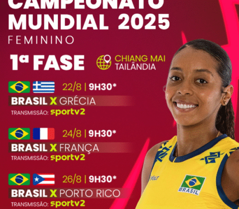 Imagem do post Vai começar! Brasil estreia no Mundial Feminino de Vôlei hoje