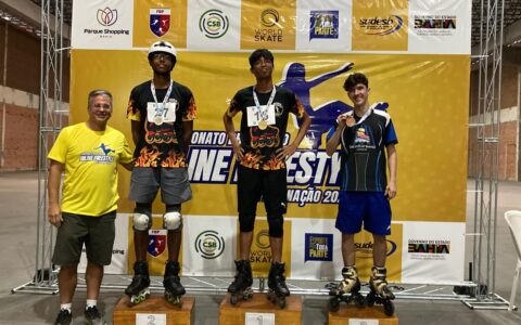 Imagem do post Bahia conquista 15 medalhas no Campeonato Brasileiro de Patinação Inline Freestyle