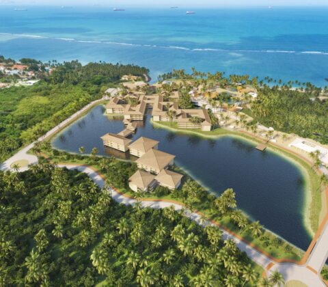 Imagem do post Com quase todas as unidades vendidas, Village Itaparica inicia a construção dos blocos à beira-mar