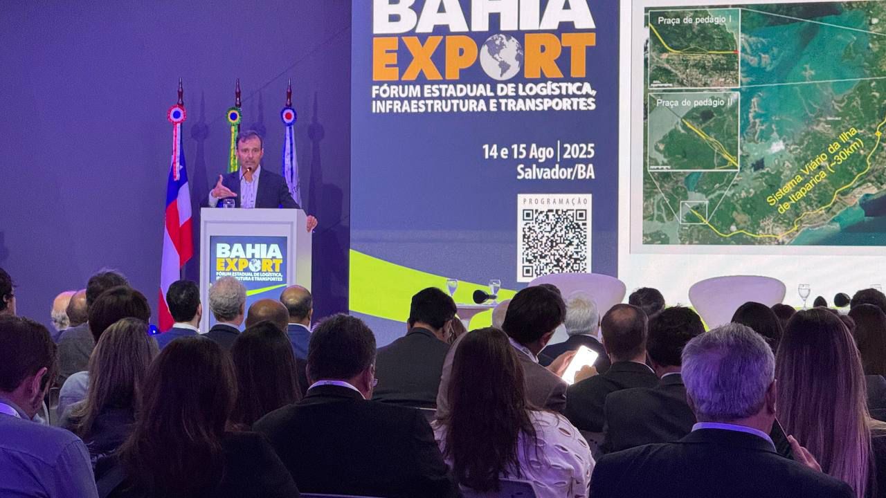 Ponte Salvador-Itaparica é destaque em debate sobre transporte e logística no Bahia Export