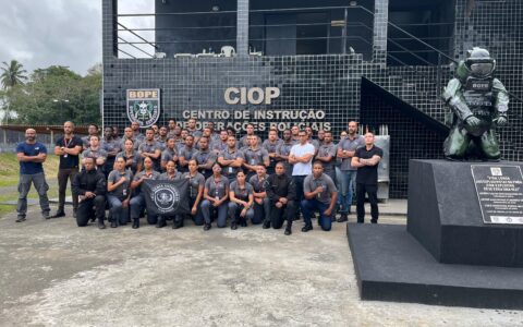 Imagem do post Agentes do Metrô Bahia participam de treinamento prático no BOPE para atuar em situações de risco