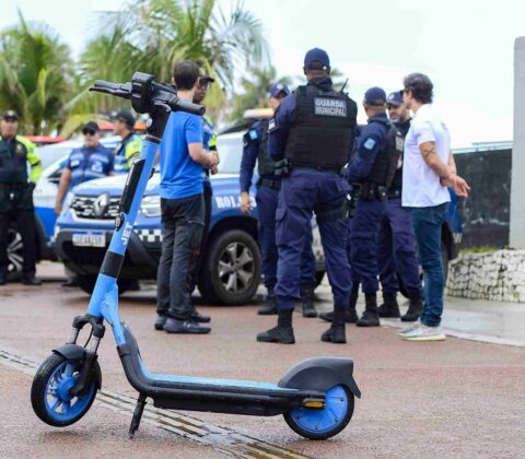 Imagem do post Prefeitura reforça ações de segurança viária no uso de patinetes elétricos