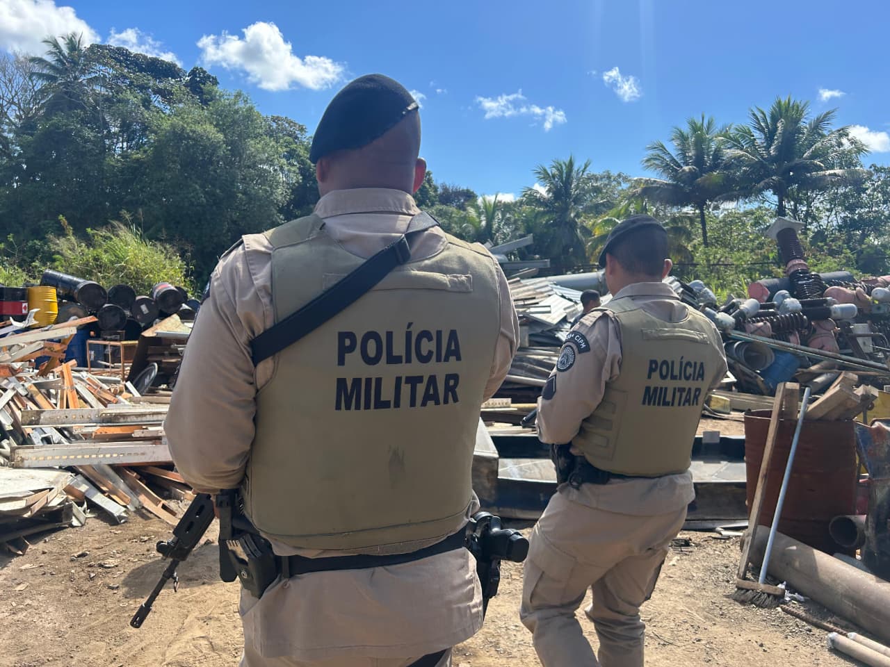 Mais de uma tonelada de cabos de alumínio é recuperada pela SSP