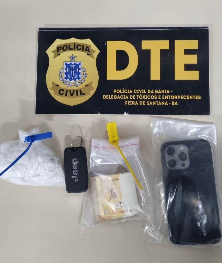 Preso chefe do tráfico delivery em Feira de Santana