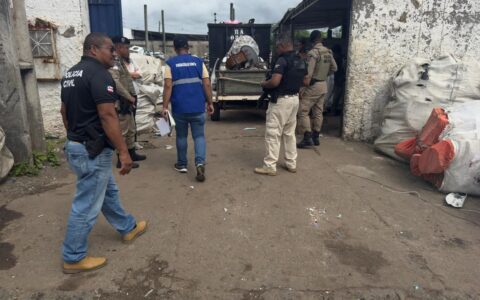Imagem do post Polícia deflagra operação de combate ao comércio ilegalem ferros-velhos de Camaçari