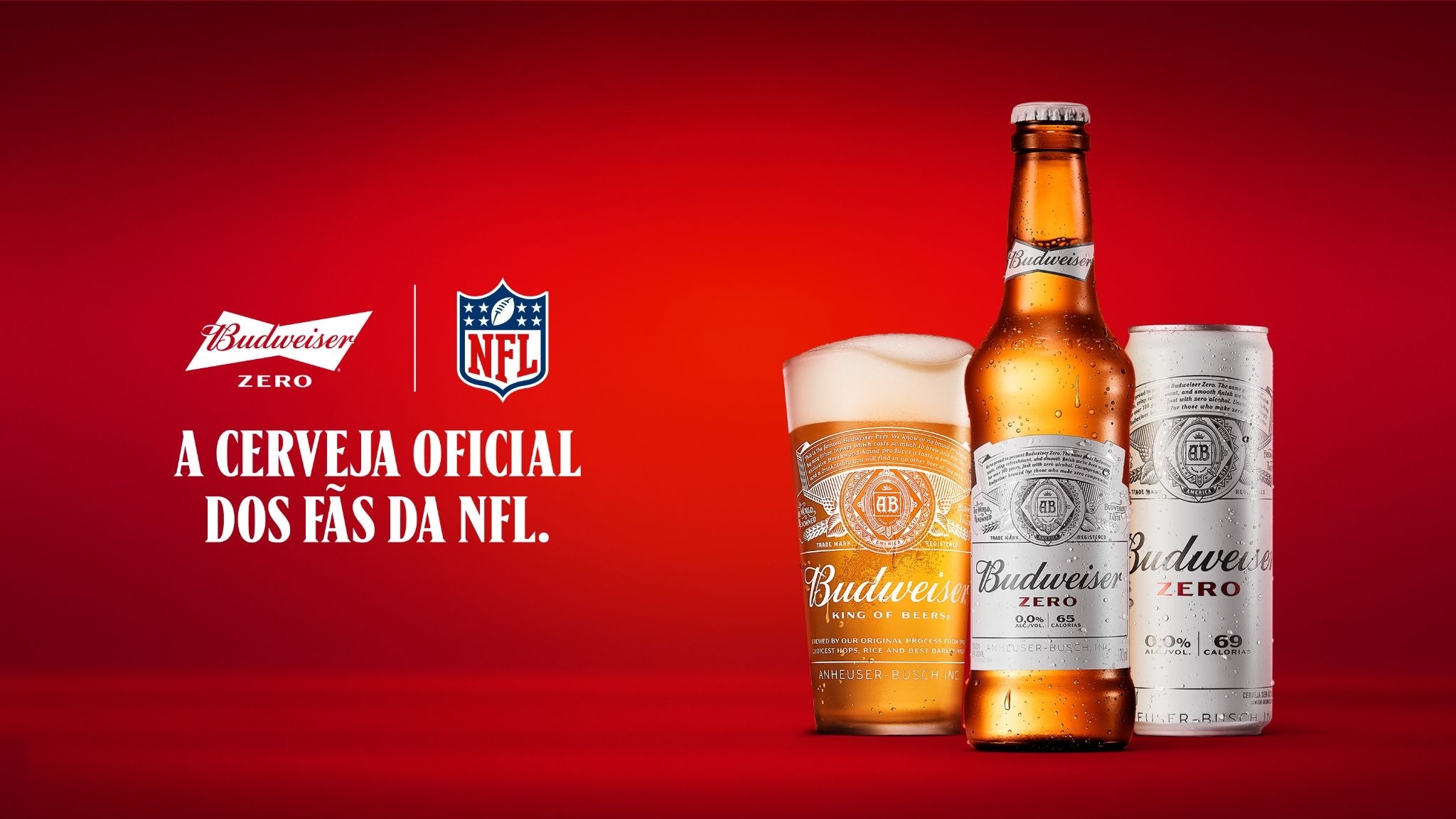 Budweiser segue como cerveja oficial da NFL no Brasil em 2025