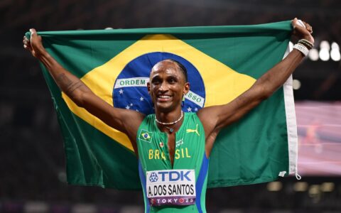 Imagem do post Alison dos Santos é campeão mundial após final dramática