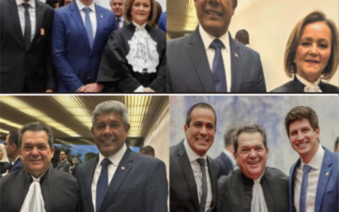 Imagem do post Jerônimo Rodrigues e Bruno Reis se encontram na posse de novos ministros do STJ