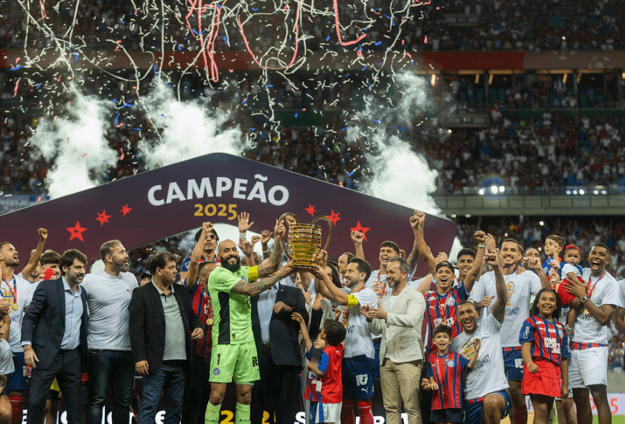 É Penta! Bahia massacra o Confiança e faz história na Copa do Nordeste 2025
