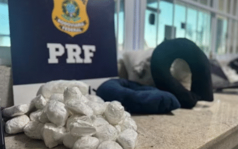 Imagem do post PRF encontra 4,5 kg de cocaína em objetos inusitados com passageiras