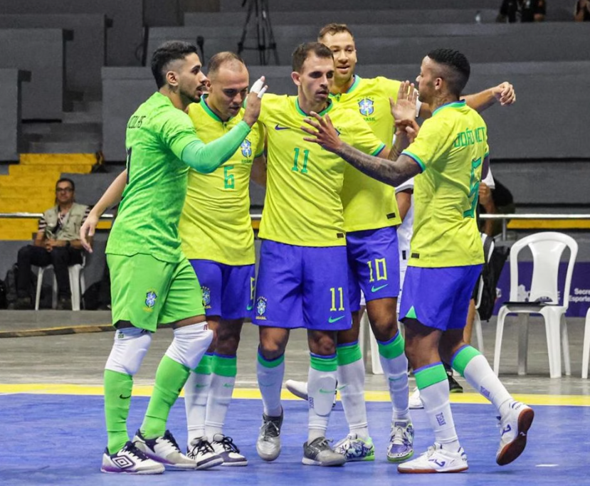 Brasil vence Guatemala na Copa das Nações de Futsal