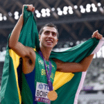 Superação e medalha: Caio Bonfim conquista prata após susto