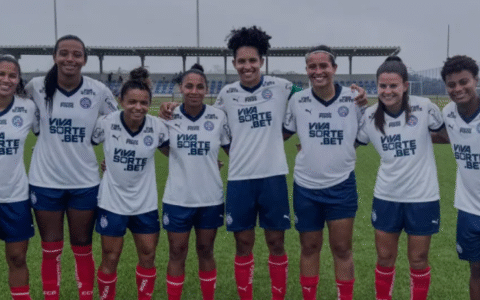 Imagem do post Bahia aplica goleada histórica e quebra recorde no feminino